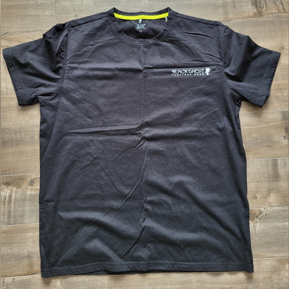 Black Ghost T-Shirt With Skull Design
